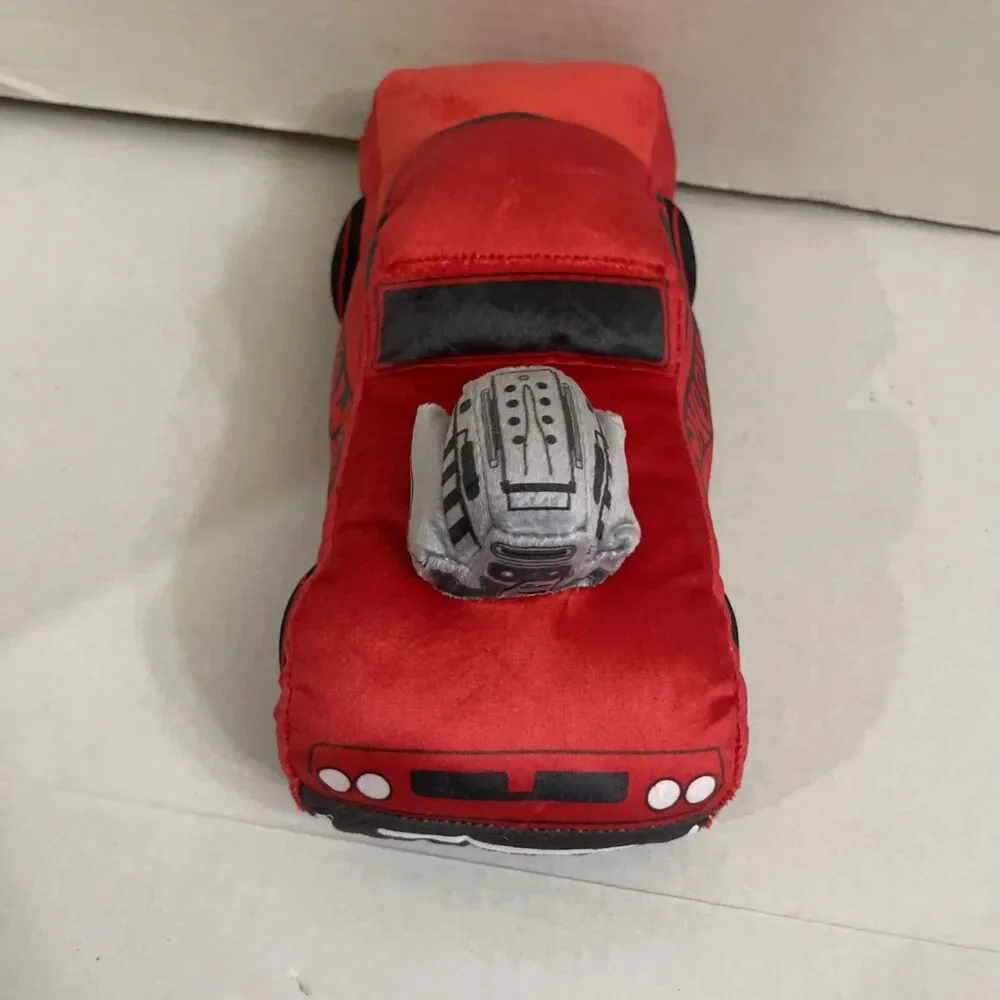 Kohls Hot Wheels 80th Anniversary Plush Stuffed Animal Mattel Red Car